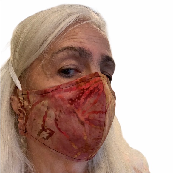 Fitted Olson Style Face Mask w/Filter Pocket - Picture 2 of 8